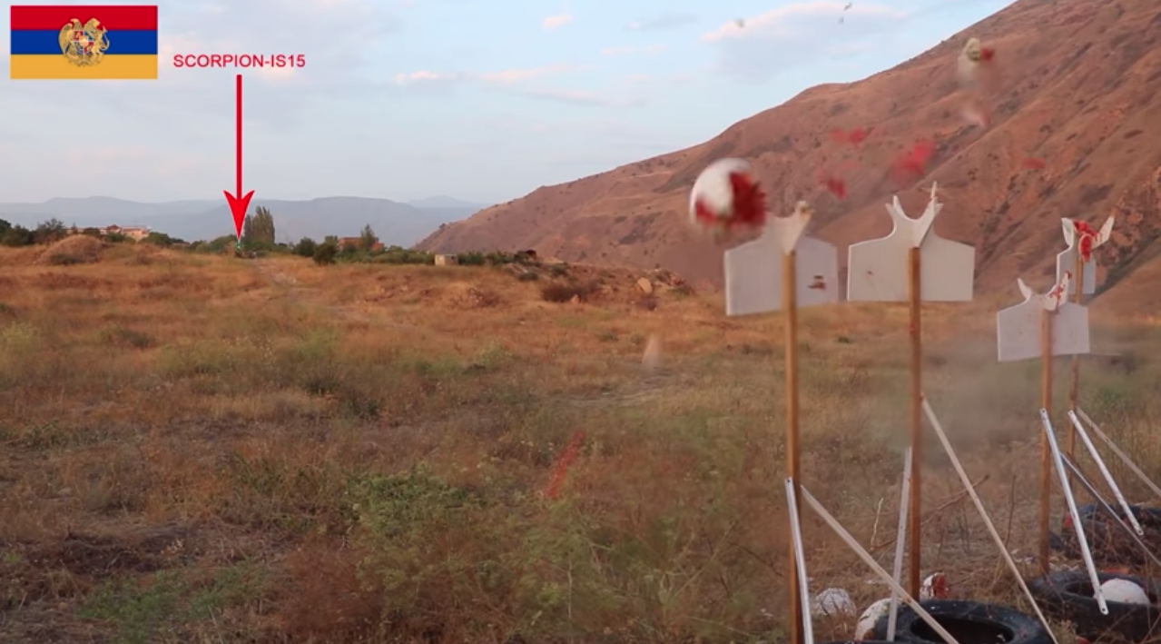 Հայկական արտադրության ռազմական ցամաքային դրոնի հերթական փորձարկումները (տեսանյութ)