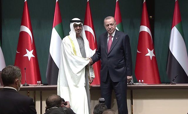 Թուրքիայի և ԱՄԷ-ի միջև 9 ոլորտներում ուղղակի ներդրումների մասին համաձայնագրեր են ստորագրվել